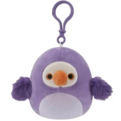 Squishmallows Neha the Dodo Clip on maskotti - 9cm