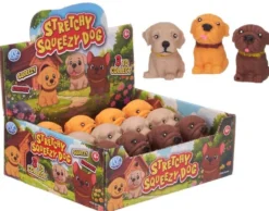 Stretchy Squeezy Dog koiran mallinen Stressi fidget lelu