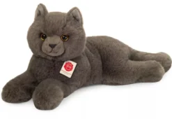 Teddy Hermann harmaa Kissa pehmolelu 36cm