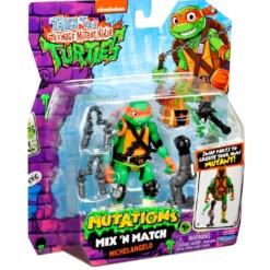 Turtles Tales Of Mutations figuuri ja aseet - Michelangelo
