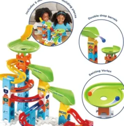 VTech Marble Rush Double Drop rakennettava Kuularata - 47 osaa!